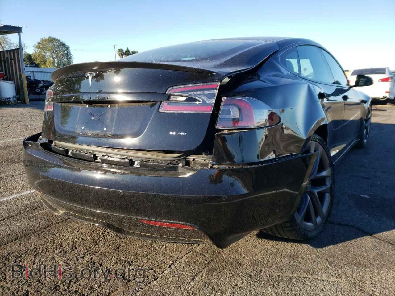 2021 TESLA MODEL S - VIN: 5YJSA1E61MF454418 - Фото 4