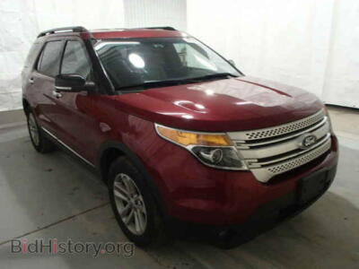 2013 Ford EXPLORER Explorer X, темно-бордовый — VIN 1FM5K8D82DGC02460, Copart