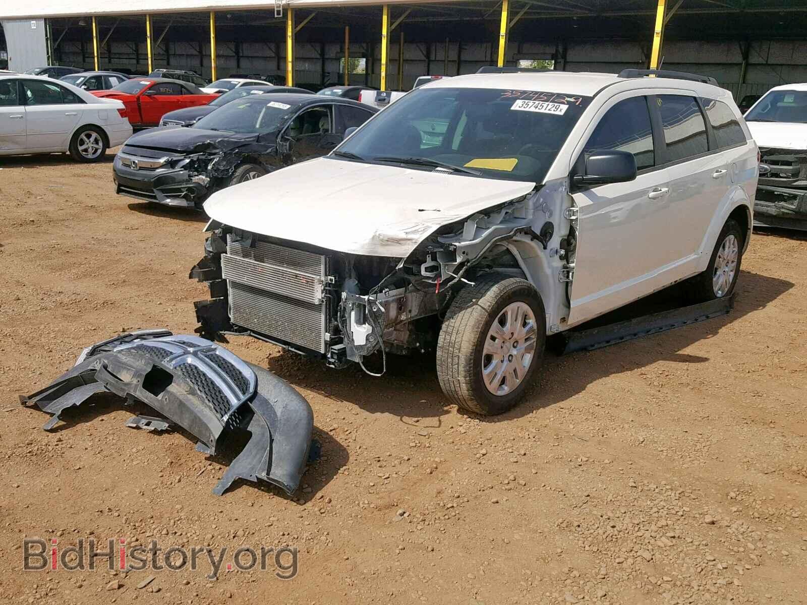 2017 DODGE JOURNEY SE - VIN: 3C4PDCAB4HT707010 - Фото 2