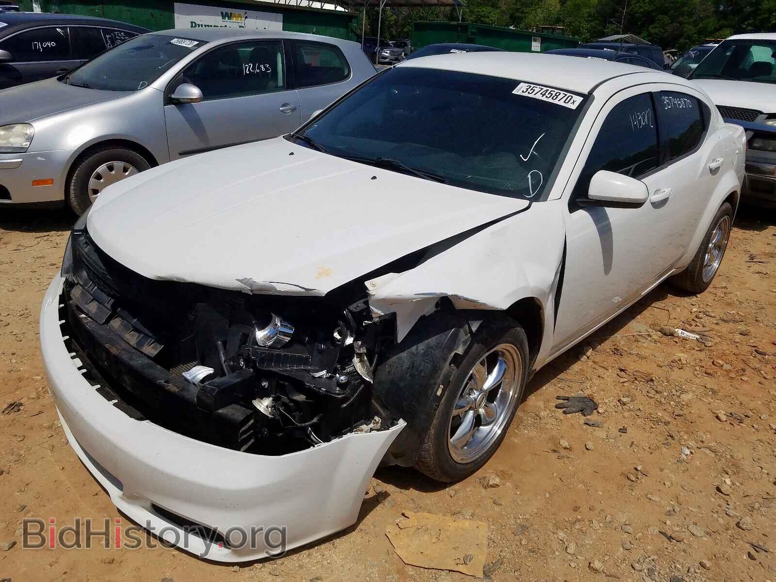 2012 DODGE AVENGER - VIN: 1C3CDZCB9CN159548 - Фото 2