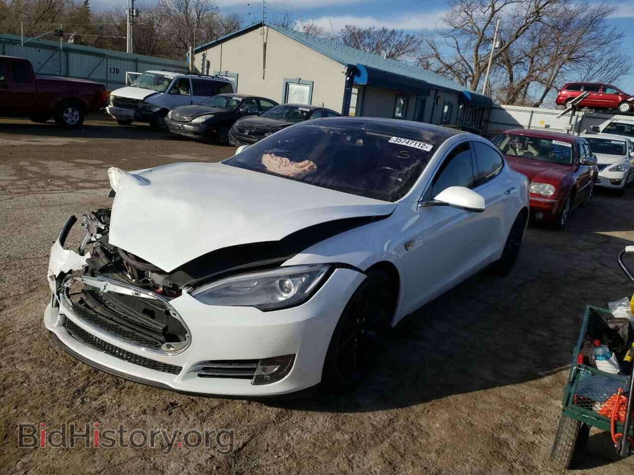 2013 TESLA MODEL S - VIN: 5YJSA1CP7DFP07107 - Photo 2