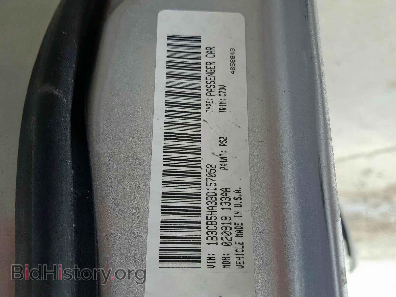 2011 DODGE CALIBER - VIN: 1B3CB5HA3BD157052 - Фото 10