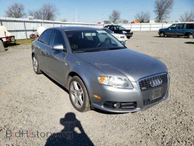 2008 Audi A4 A4 2.0T QU, серебристый — VIN WAUDF78E78A036747, Copart
