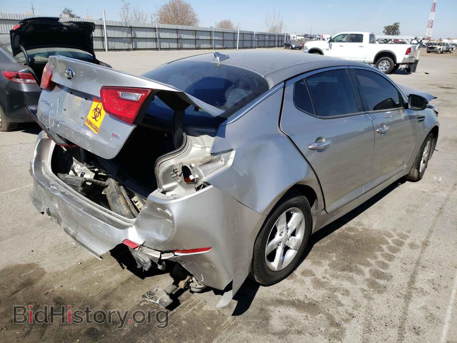 2015 KIA OPTIMA - VIN: KNAGM4A78F5564607 - Photo 4