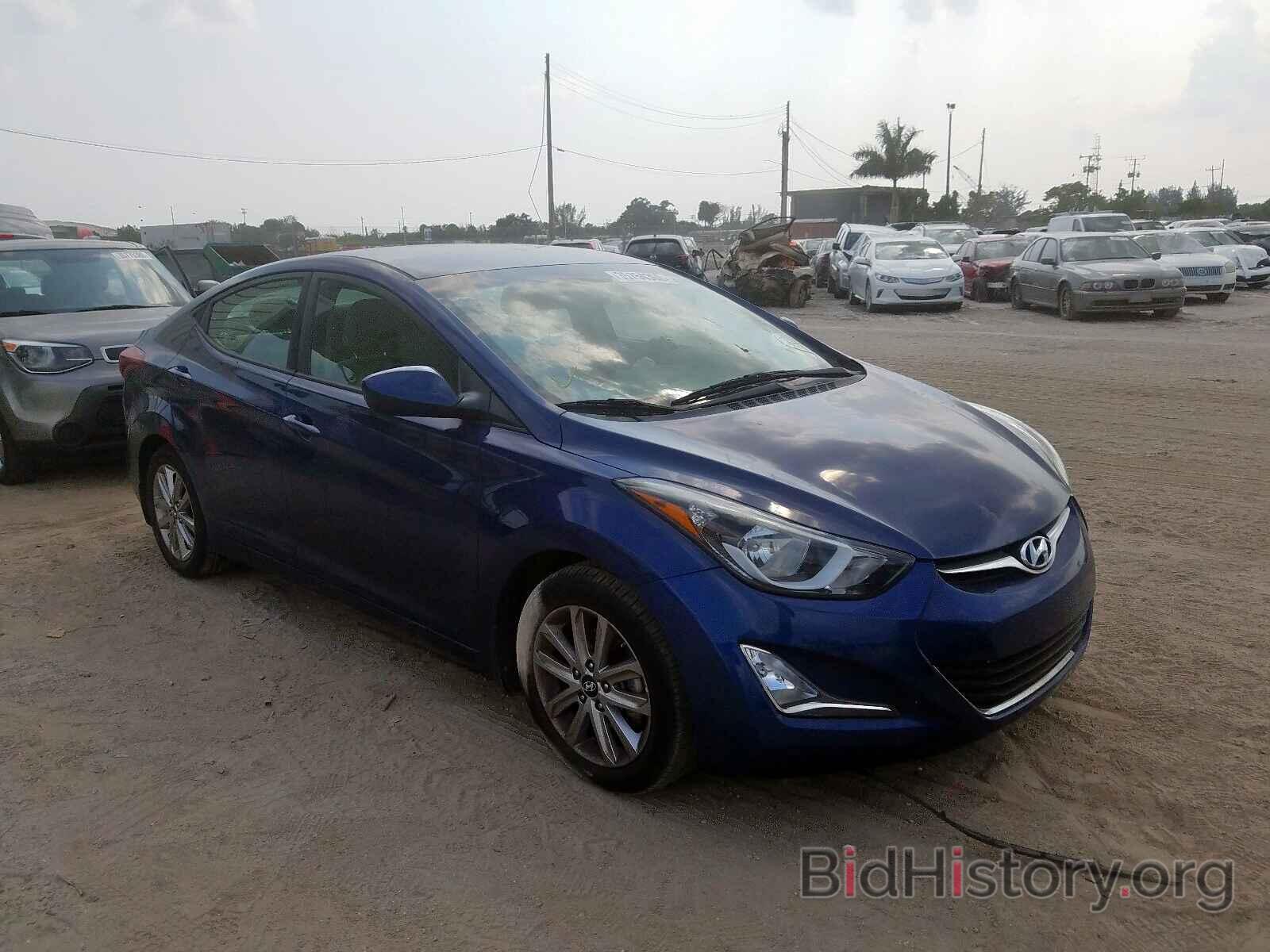 Photo 5NPDH4AE7GH655734 - HYUNDAI ELANTRA 2016