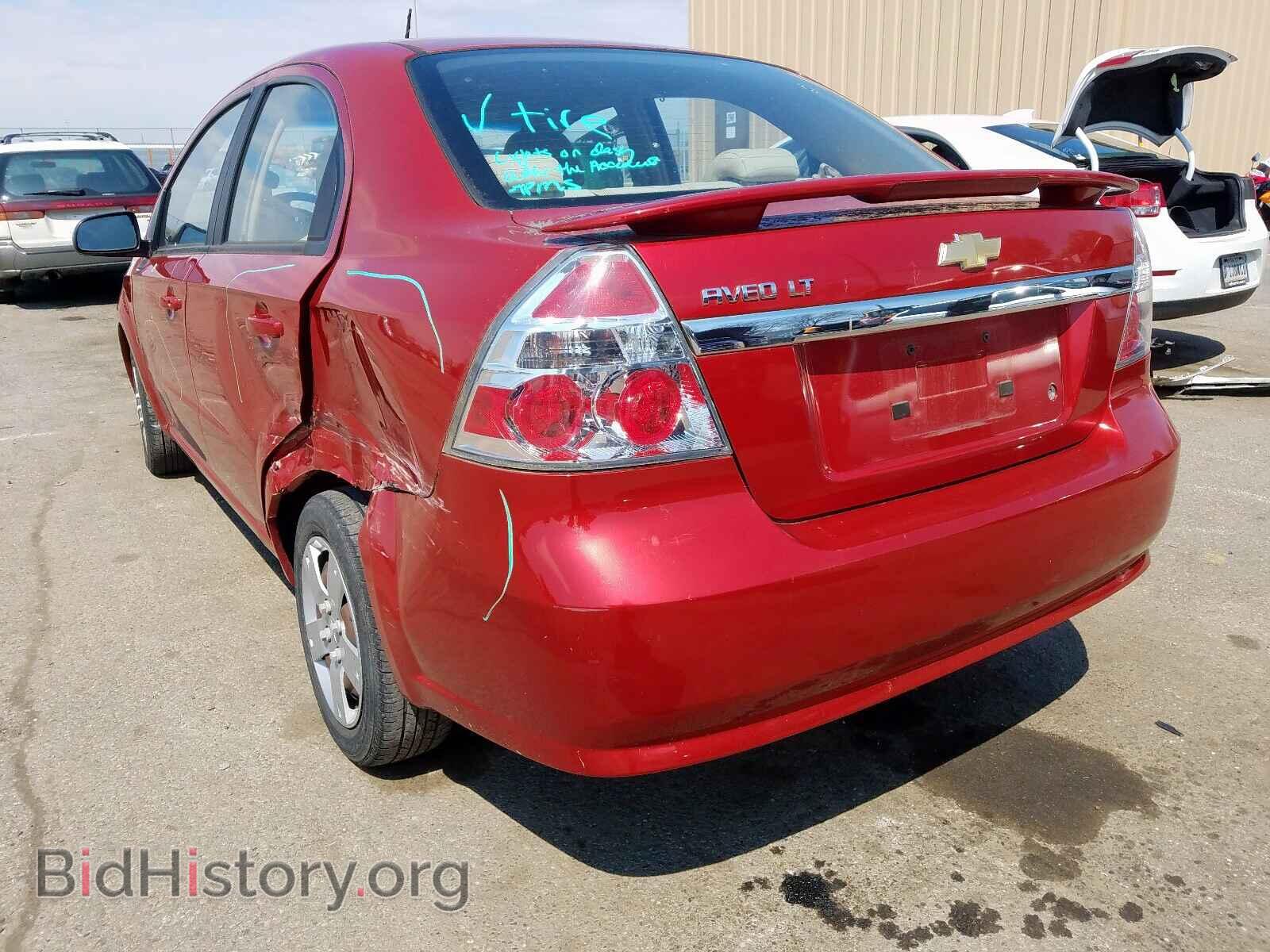 2009 CHEVROLET AVEO - VIN: KL1TD56E09B611897 - Фото 3
