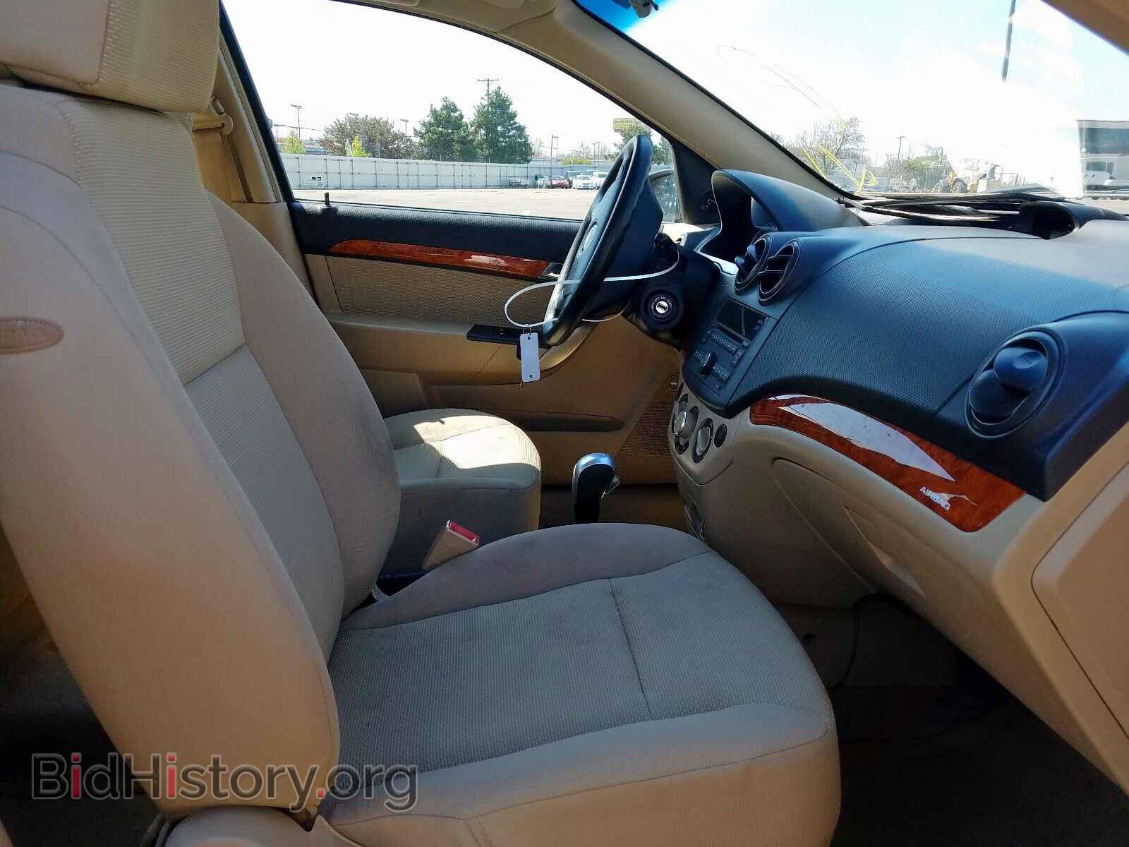 2009 CHEVROLET AVEO - VIN: KL1TD56E09B611897 - Фото 5