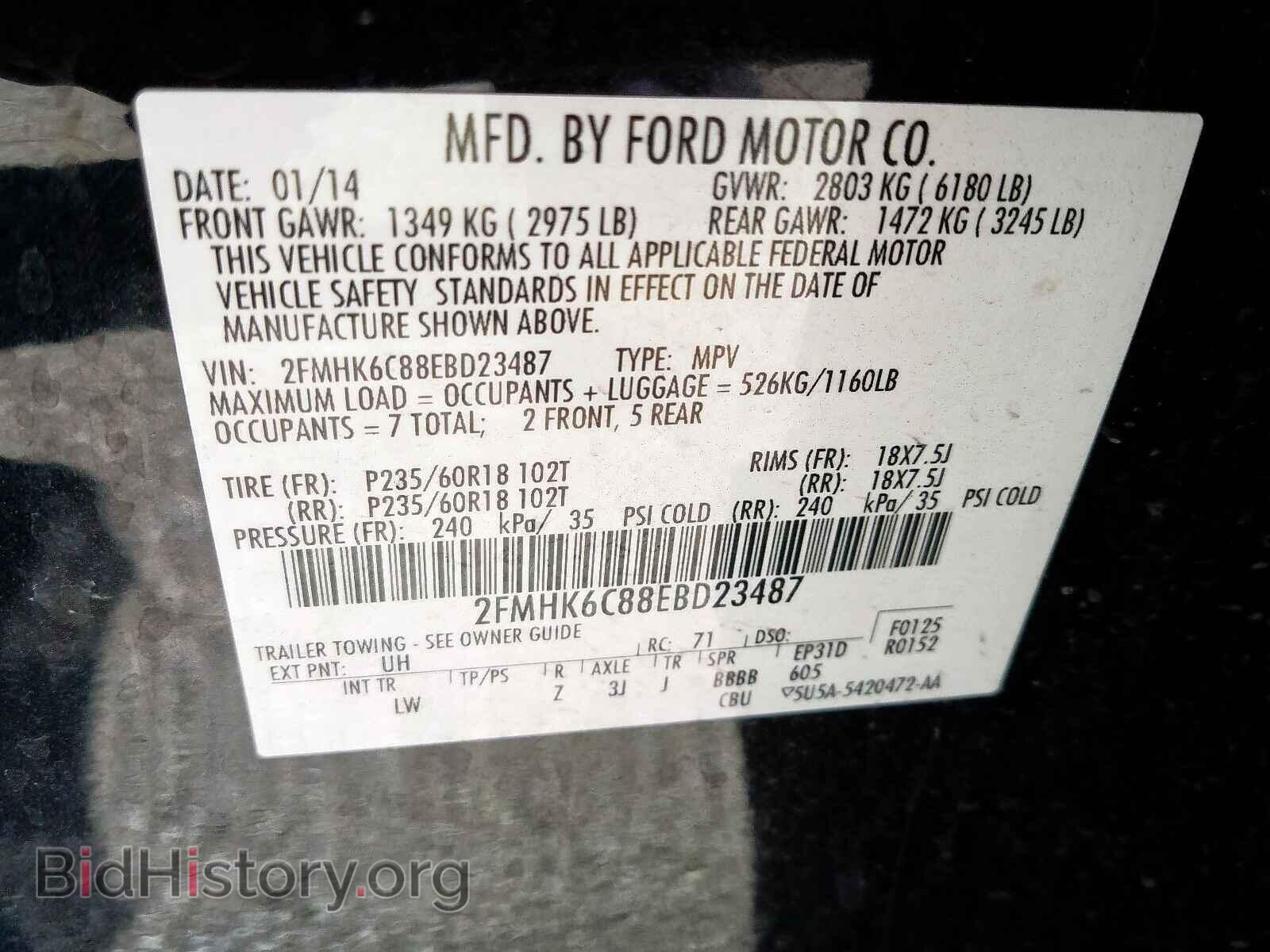 2014 FORD FLEX - VIN: 2FMHK6C88EBD23487 - Photo 10