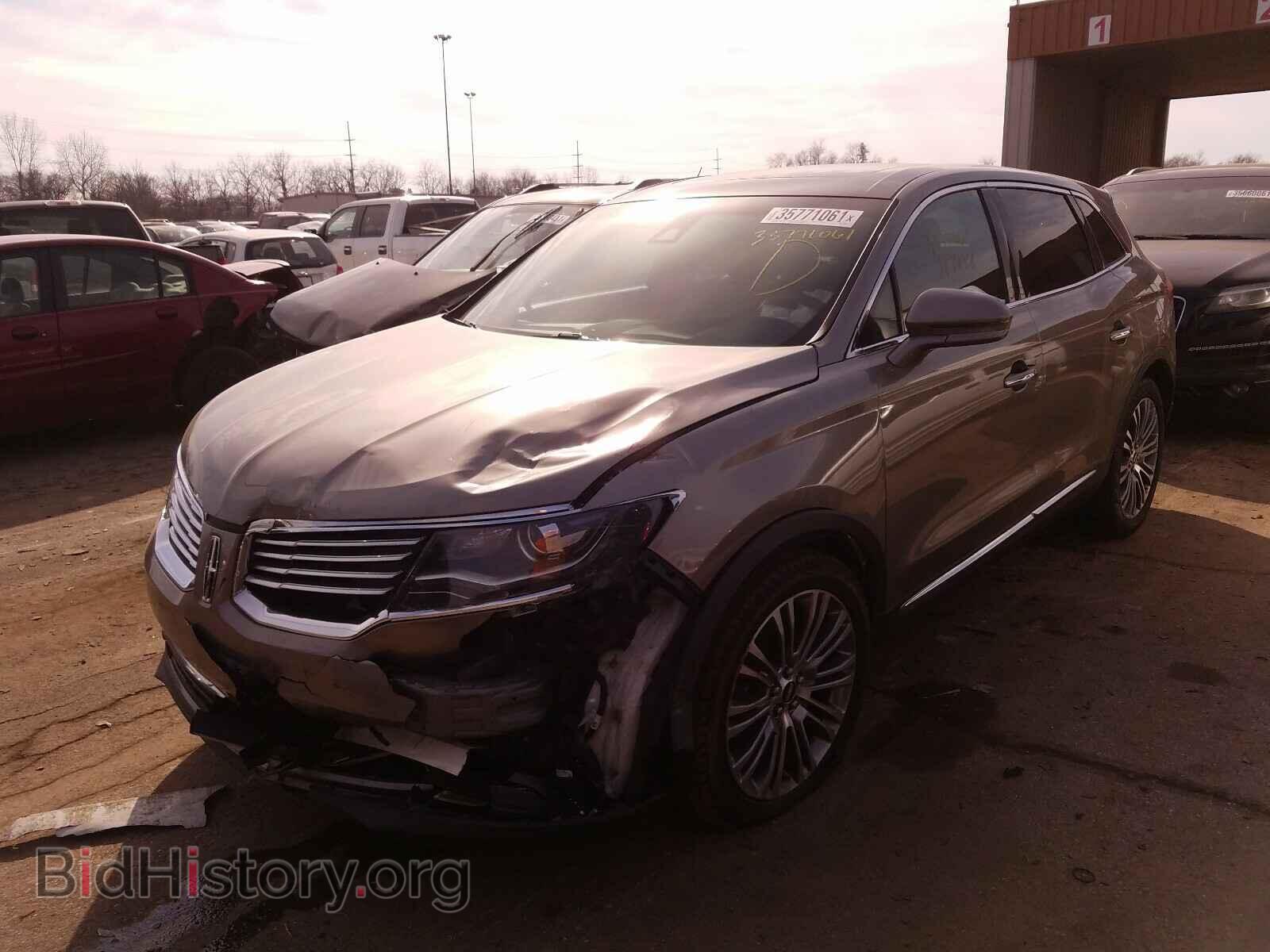 2016 LINCOLN MKX - VIN: 2LMTJ8LR8GBL31386 - Фото 2