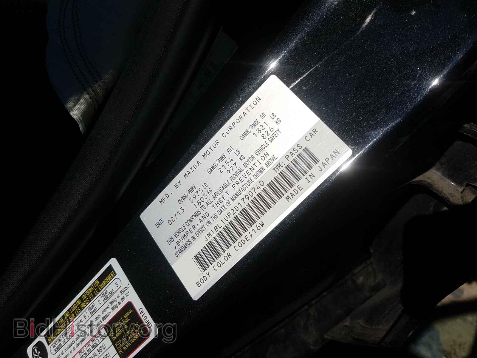 2013 MAZDA 3 - VIN: JM1BL1UP2D1790740 - Photo 10