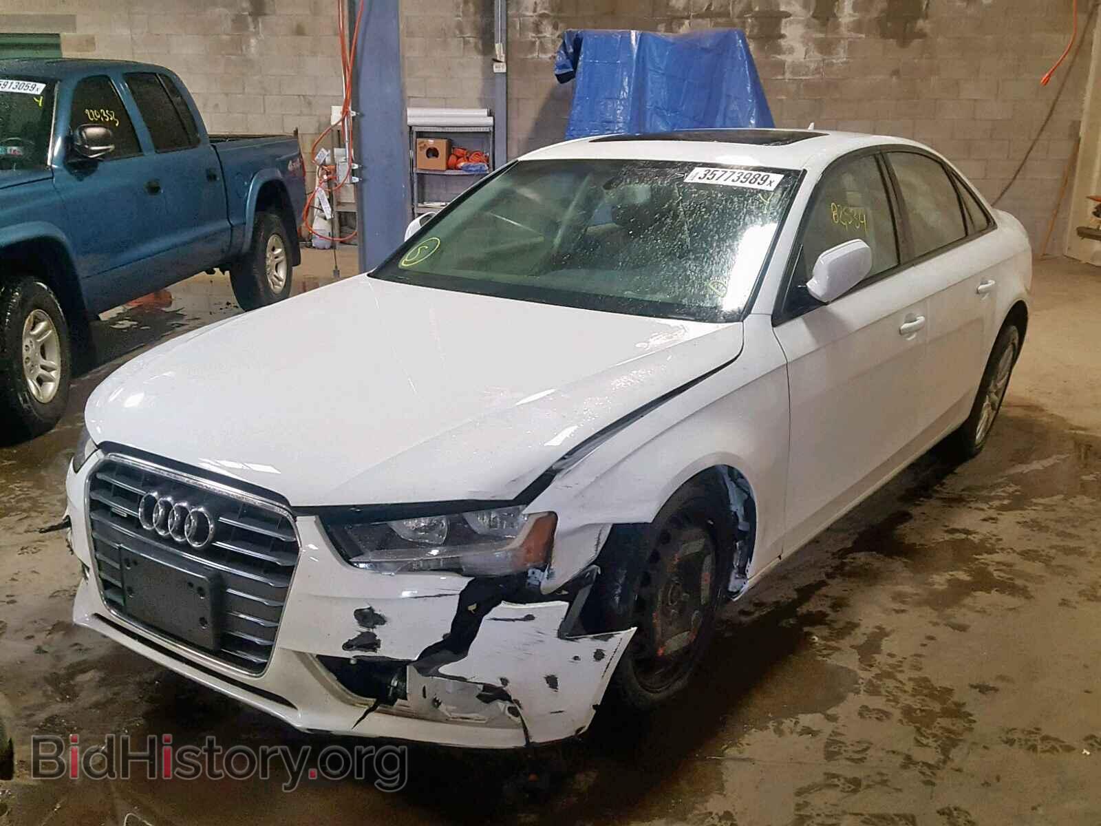 2013 AUDI A4 - VIN: WAUBFAFL7DN047451 - Фото 2