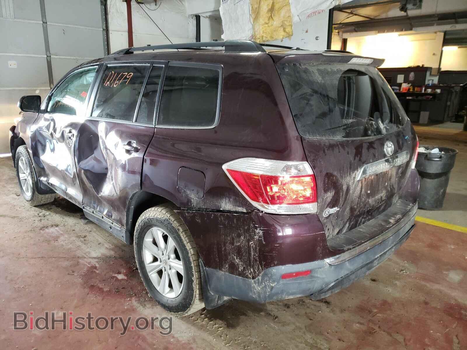 2012 TOYOTA HIGHLANDER - VIN: 5TDBK3EH5CS129792 - Фото 3