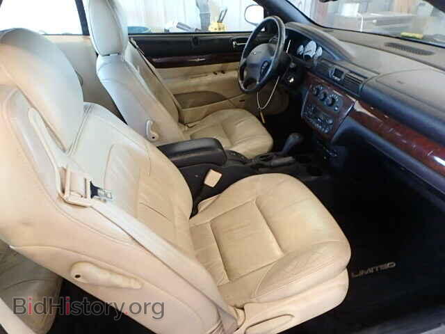 2001 CHRYSLER SEBRING - VIN: 1C3EL65U21N556928 - Фото 5