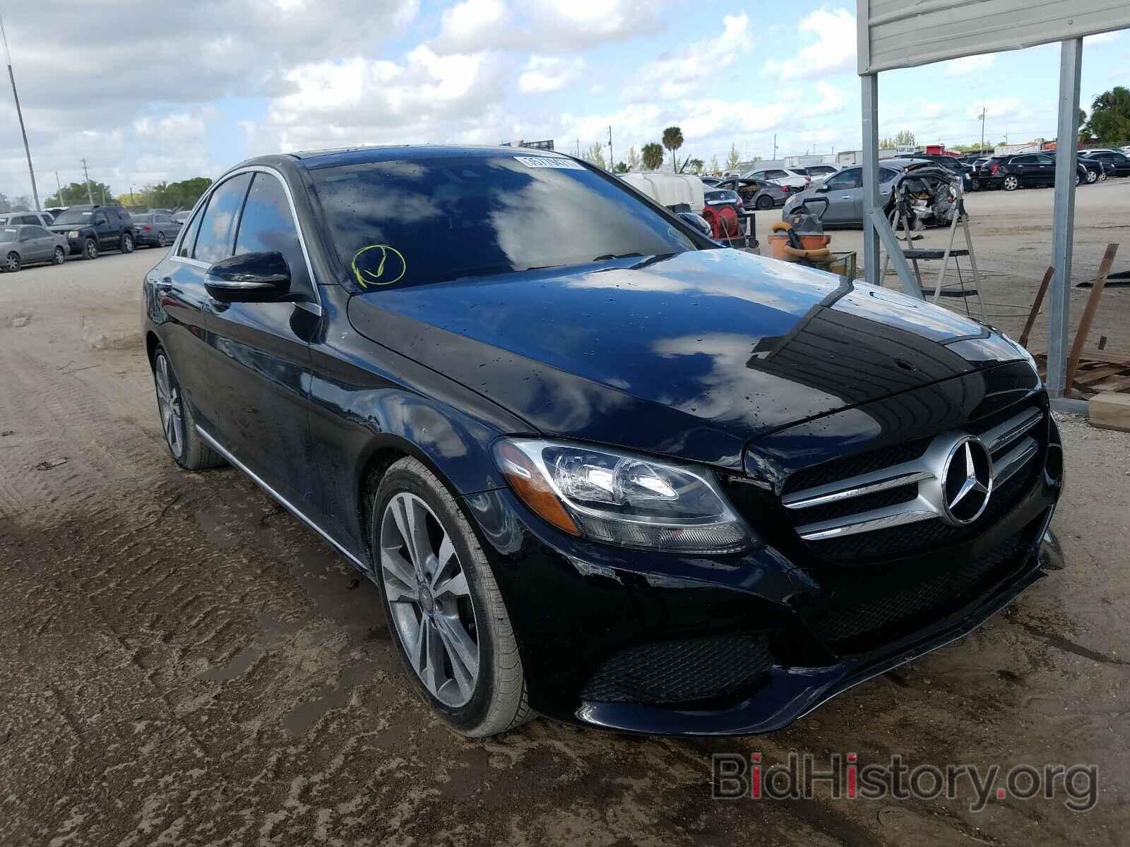 Photo WDDWF4JB1GR136309 - MERCEDES-BENZ C CLASS 2016