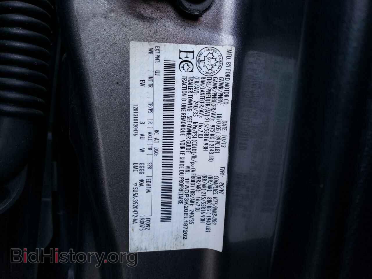 2014 FORD FOCUS - VIN: 1FADP3K20EL187202 - Photo 12