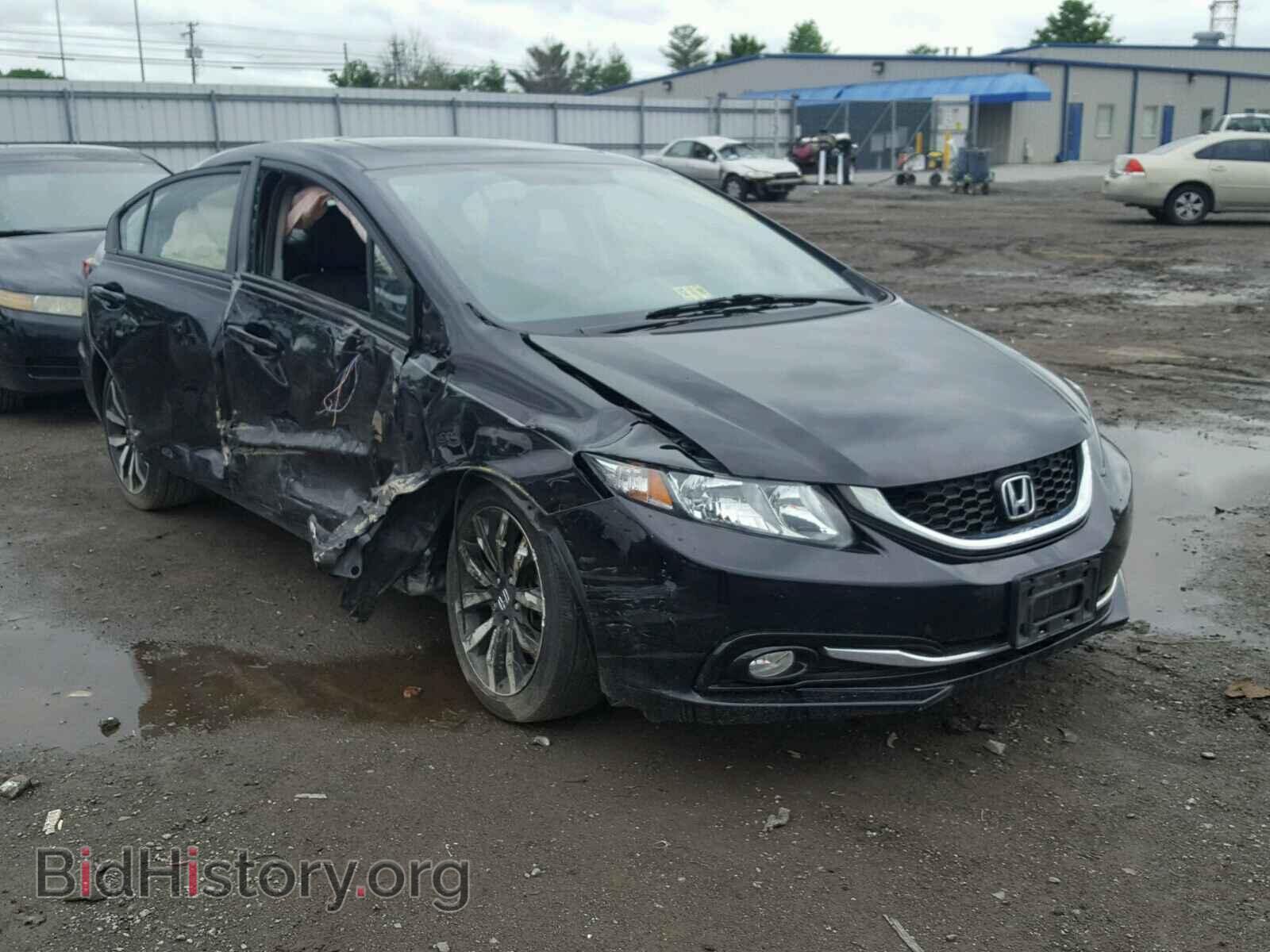 2014 Honda CIVIC Civic EXL (VIN 19XFB2F94EE200058) — фото 1 из 10, Copart, повреждение: бок