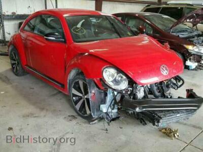 2012 Volkswagen BEETLE Beetle TUR, red — VIN 3VWVA7AT8CM646485, Copart