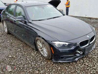 2017 BMW 3 SERIES 320 XI, black — VIN WBA8A3C34HA066948, Copart