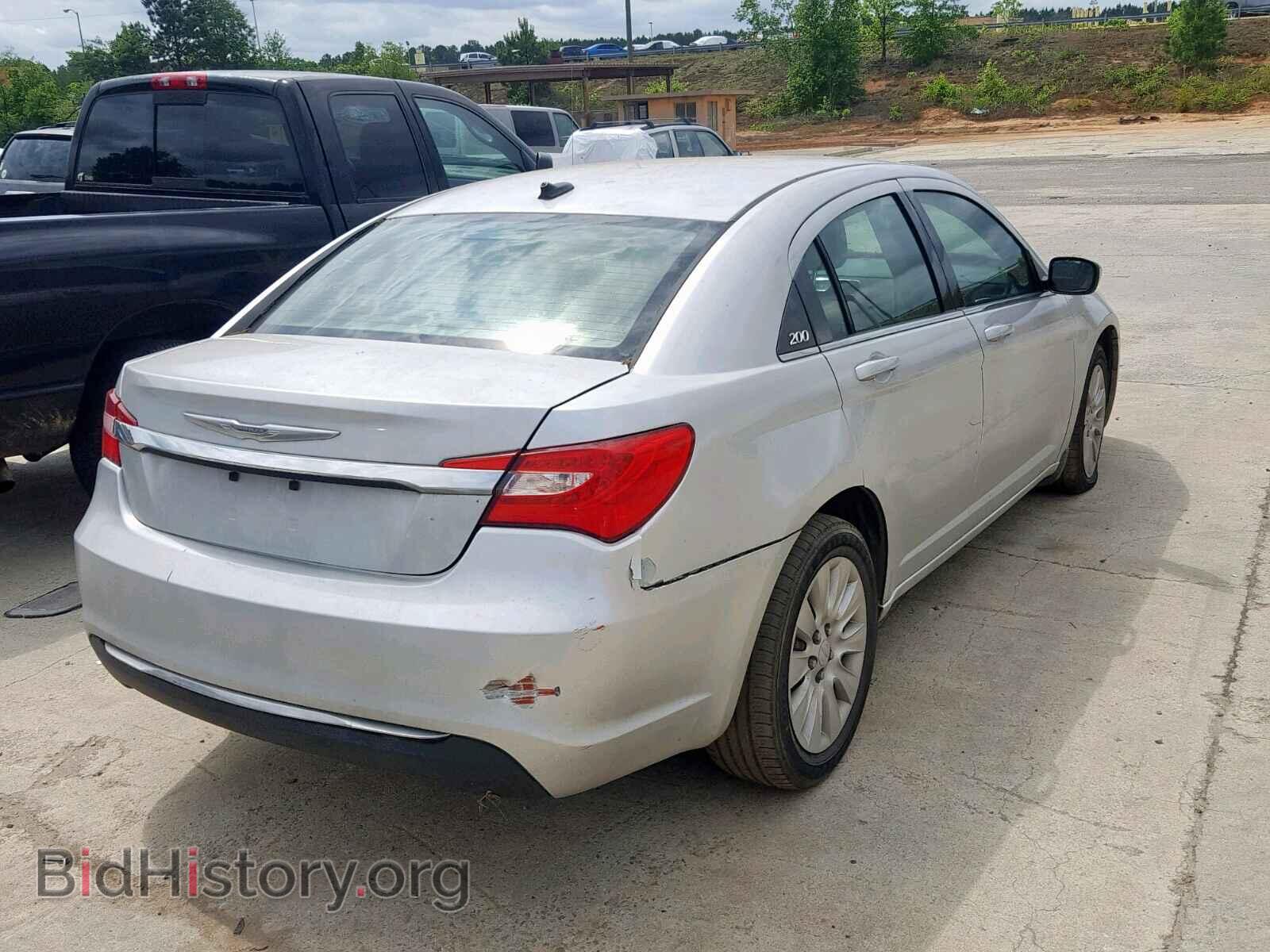 2012 CHRYSLER 200 - VIN: 1C3CCBAB3CN101268 - Фото 4