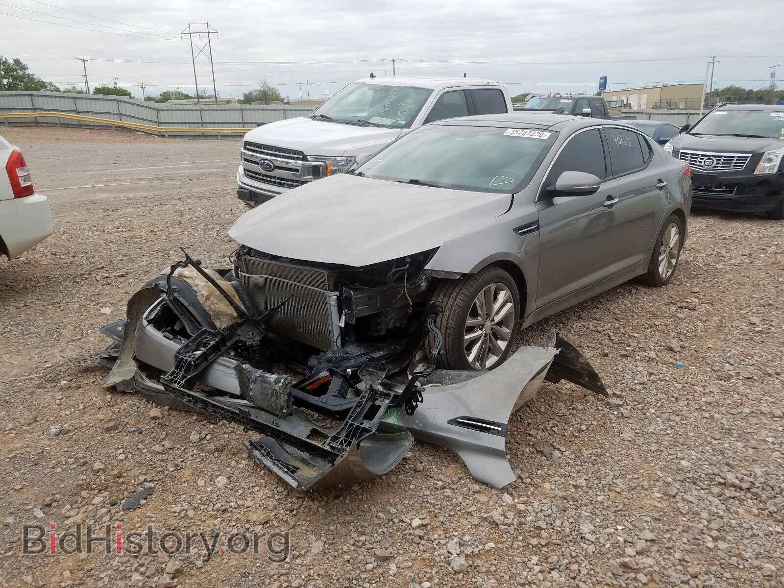 2015 KIA OPTIMA - VIN: 5XXGN4A78FG516410 - Фото 2