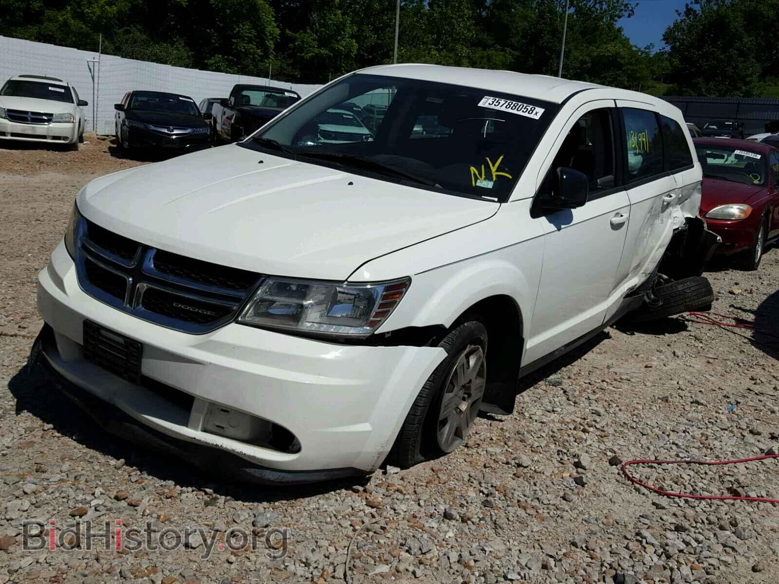 2012 DODGE JOURNEY - VIN: 3C4PDCAB8CT199813 - Фото 2
