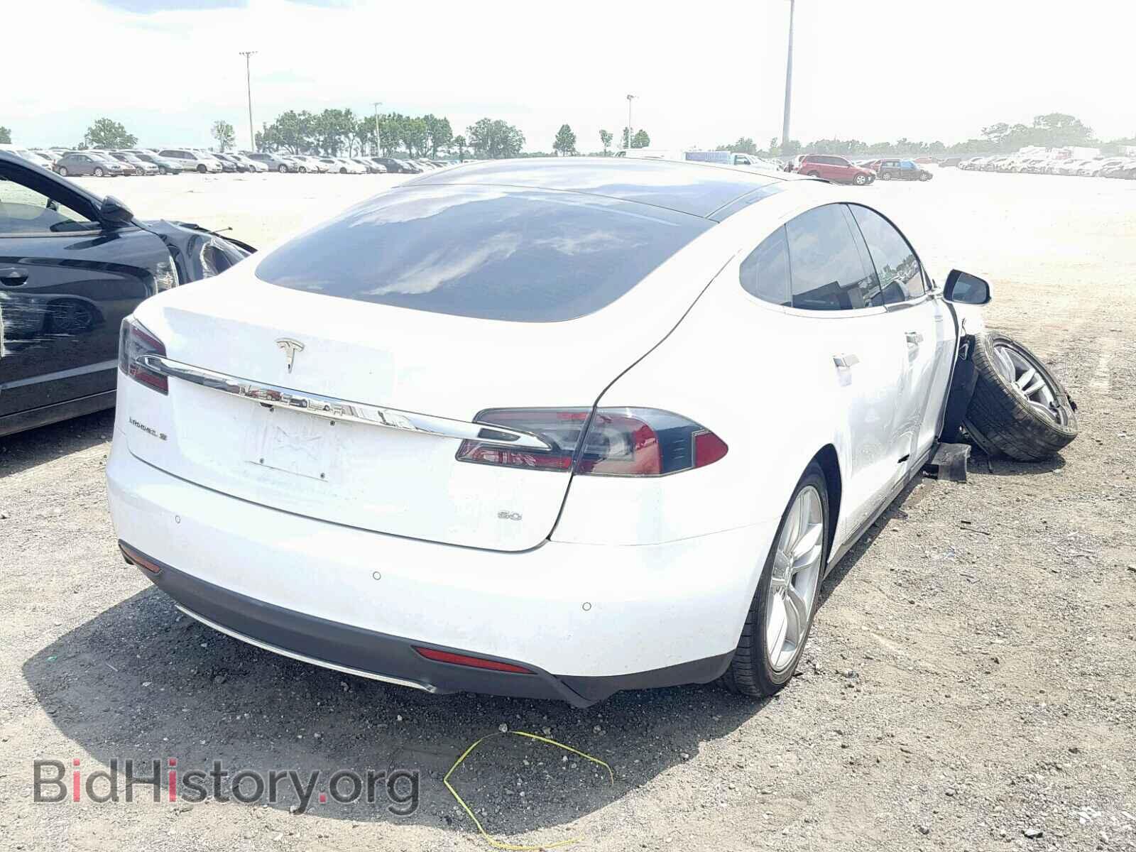 2014 TESLA MODEL S - VIN: 5YJSA1S13EFP50969 - Фото 4