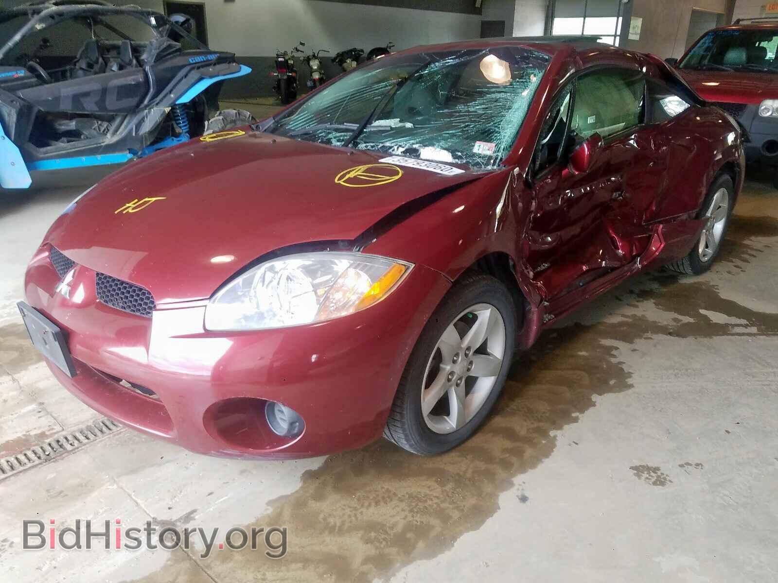2007 MITSUBISHI ECLIPSE - VIN: 4A3AK24F57E066028 - Фото 2
