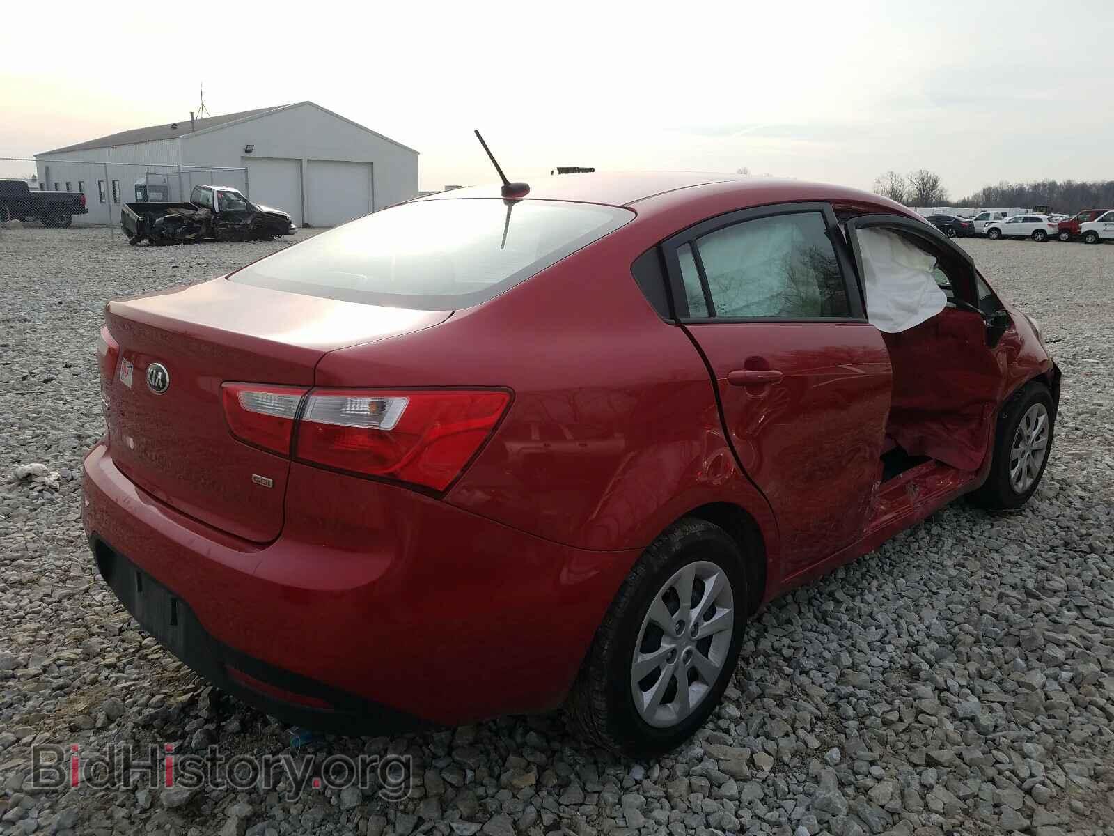 2015 KIA RIO - VIN: KNADM4A34F6487227 - Фото 4
