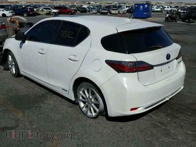 2011 LEXUS CT 200 - VIN: JTHKD5BH3B2040317 - Фото 3