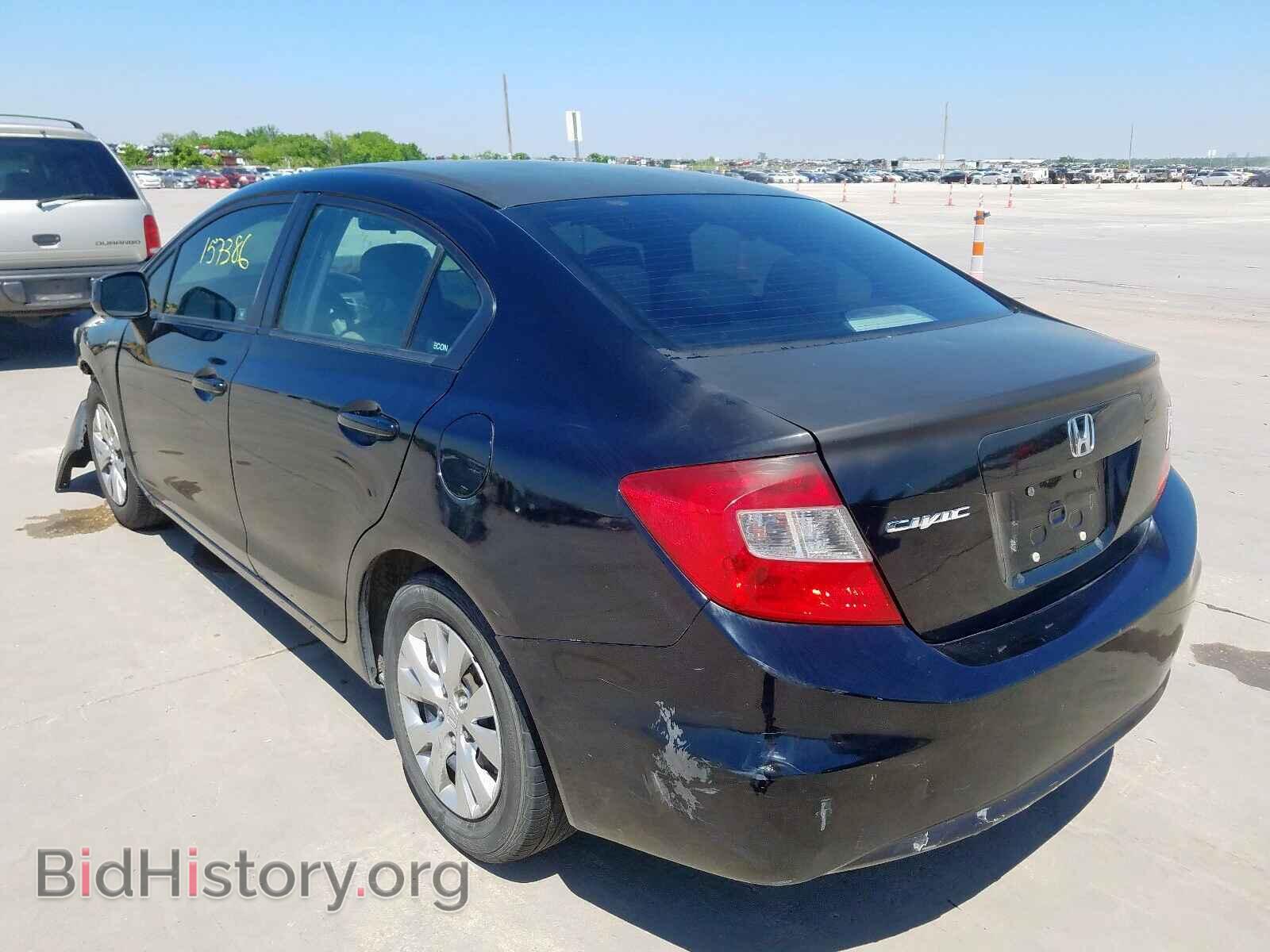 2012 HONDA CIVIC - VIN: 2HGFB2F51CH526156 - Фото 3