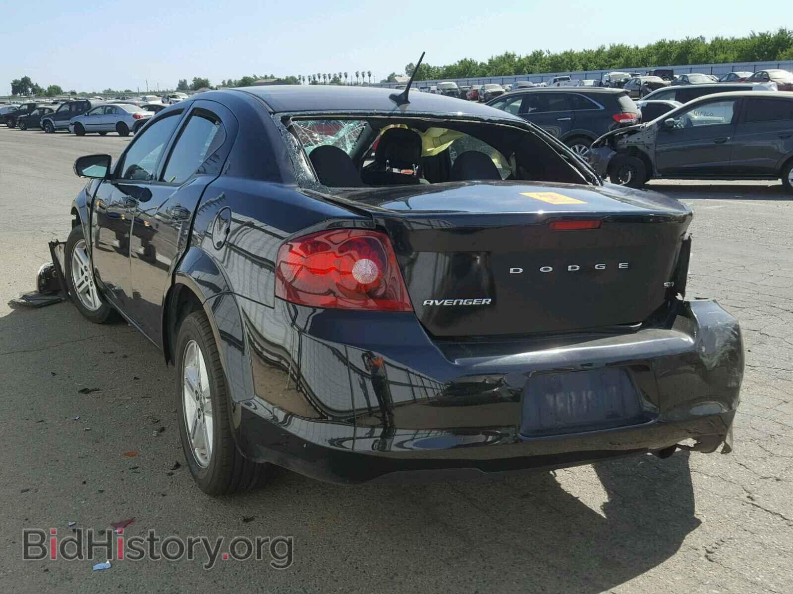 2013 DODGE AVENGER - VIN: 1C3CDZCB2DN625337 - Фото 3