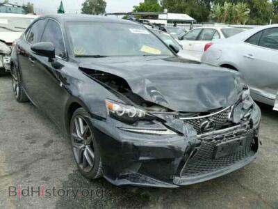 2015 Lexus IS, черный — VIN JTHBF1D20F5077406, Copart