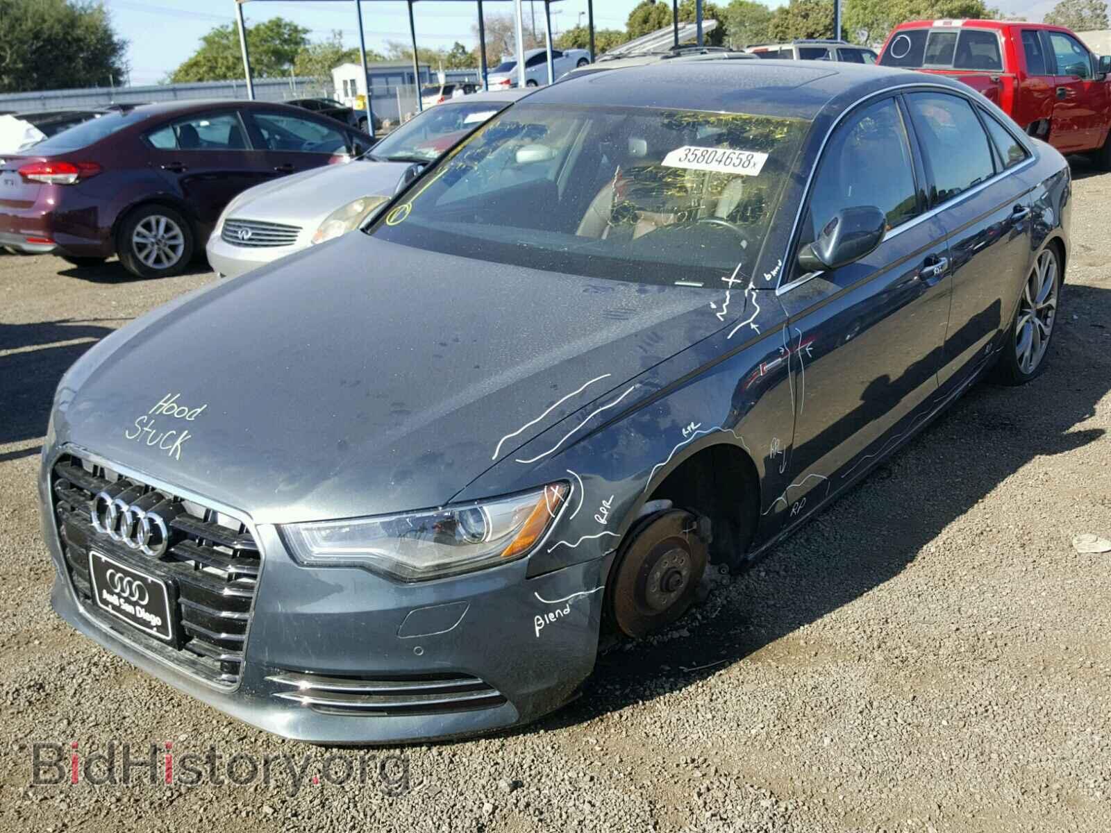 2014 AUDI A6 - VIN: WAUGFAFC6EN040305 - Фото 2