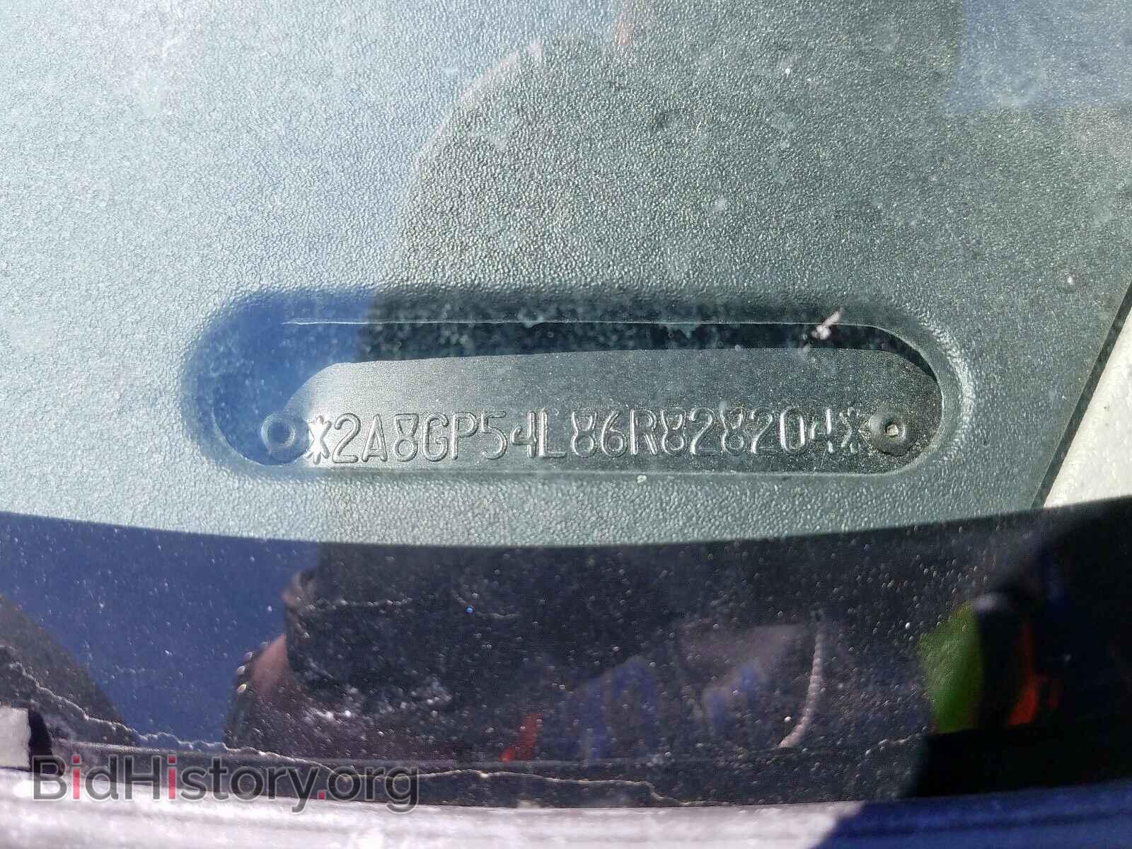 2006 CHRYSLER MINIVAN - VIN: 2A8GP54L86R828204 - Фото 10