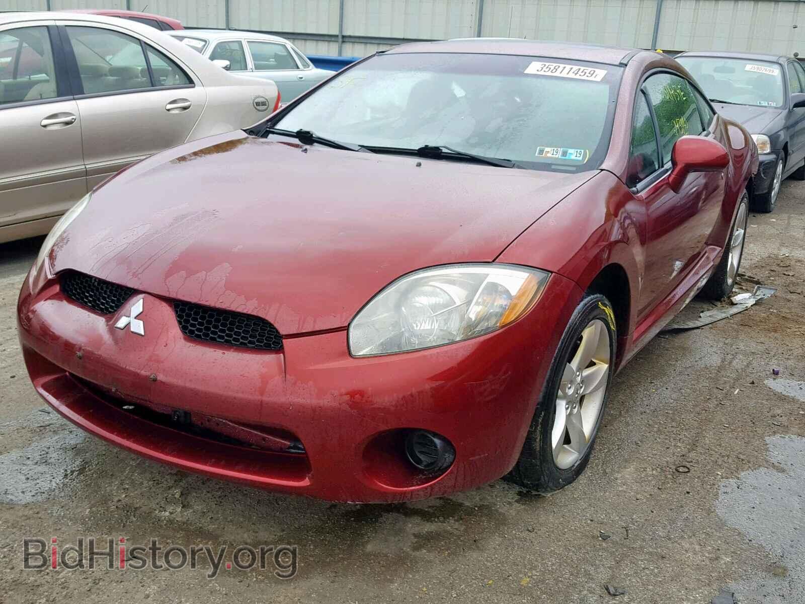 2007 MITSUBISHI ECLIPSE - VIN: 4A3AK24F37E016437 - Фото 2