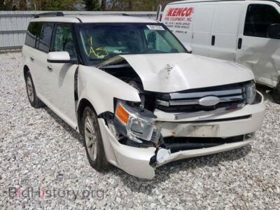 2012 Ford FLEX Flex SEL, белый — VIN 2FMGK5CCXCBD04365, Copart