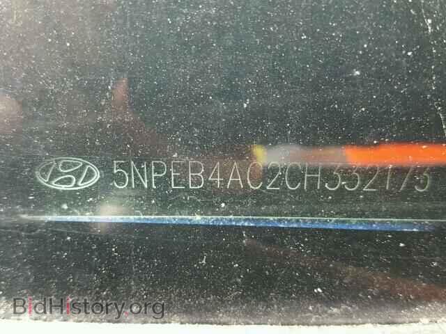 2012 HYUNDAI SONATA - VIN: 5NPEB4AC2CH332173 - Фото 10