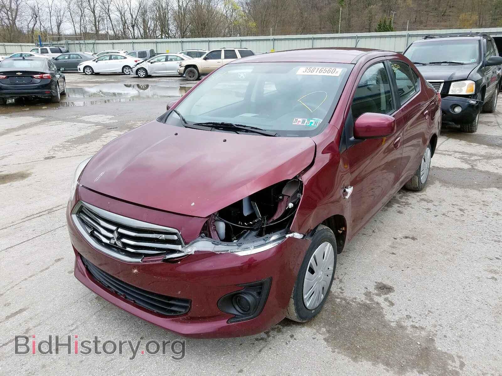2017 MITSUBISHI MIRAGE - VIN: ML32F3FJ5HHF12106 - Фото 2