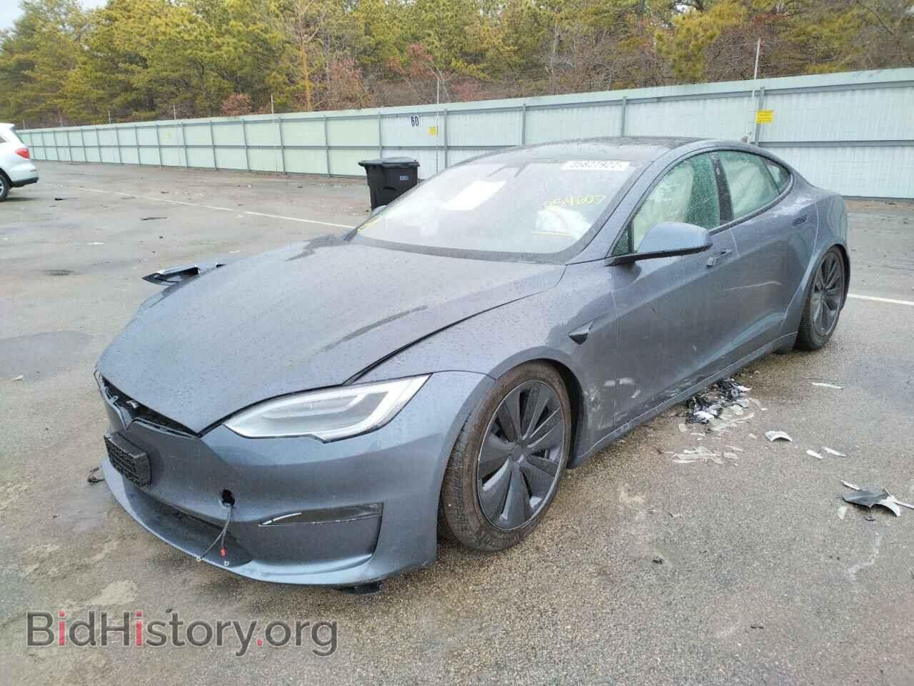 2021 TESLA MODEL S - VIN: 5YJSA1E55MF454607 - Фото 2