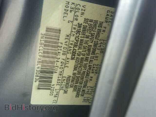 2011 NISSAN VERSA - VIN: 3N1BC1CPXBL430836 - Фото 10