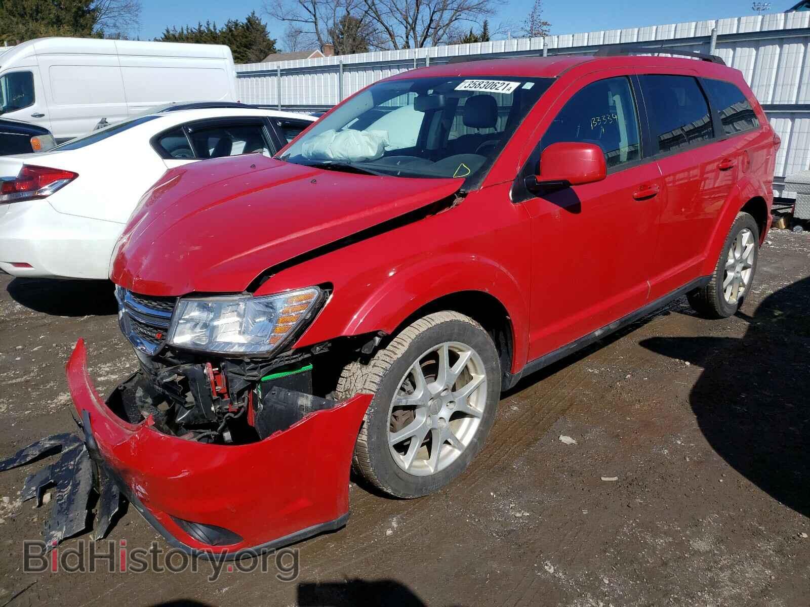 2014 DODGE JOURNEY - VIN: 3C4PDCBB6ET177553 - Фото 2