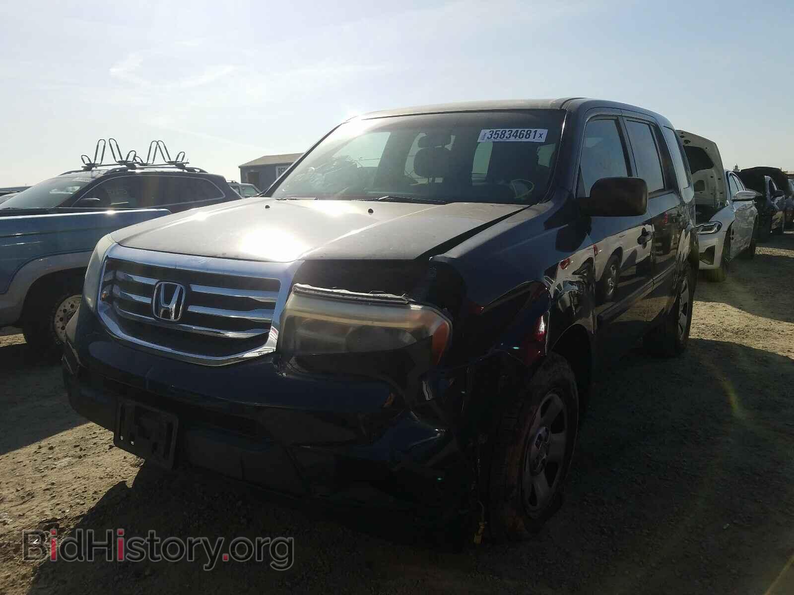 2012 HONDA PILOT - VIN: 5FNYF4H28CB034997 - Photo 2