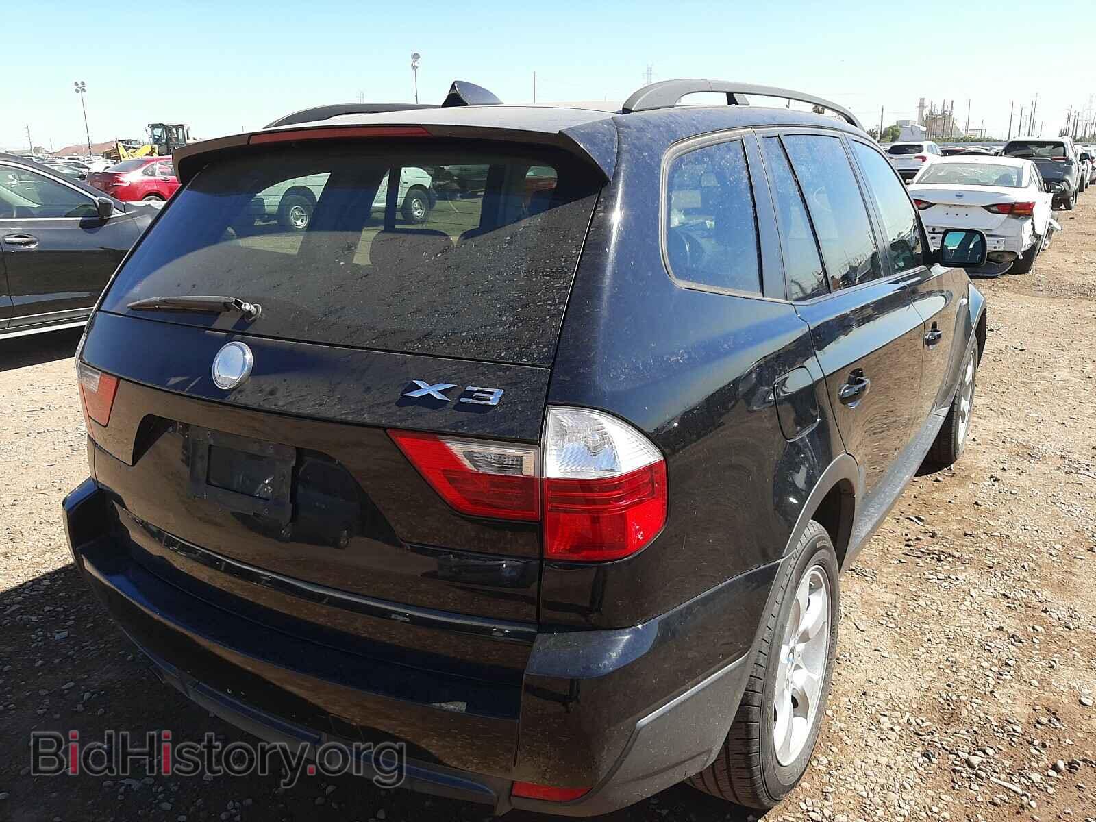 2007 BMW X3 - VIN: WBXPC93437WF03639 - Фото 4