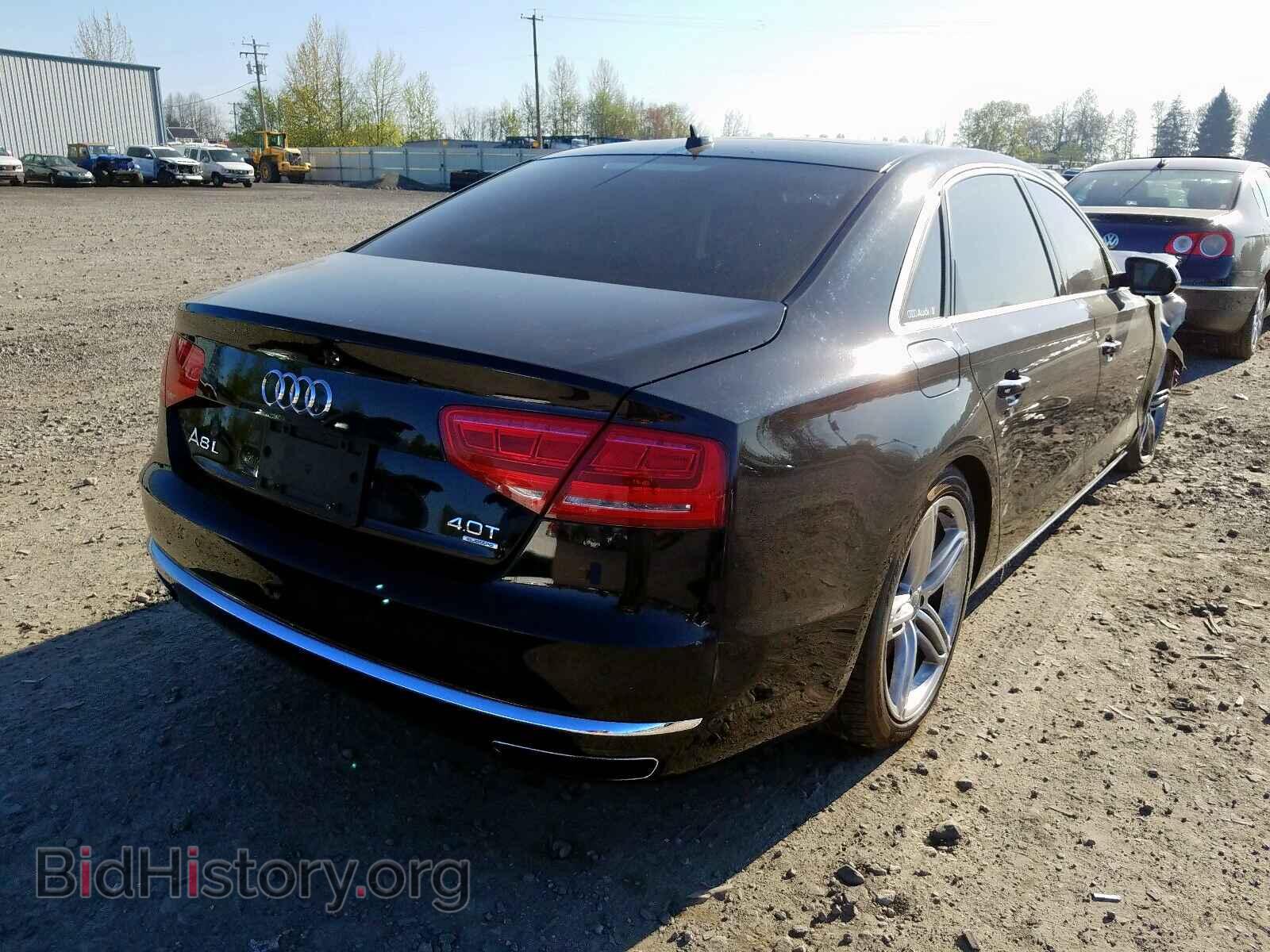 2013 AUDI A8 - VIN: WAUR2AFD6DN026724 - Фото 4