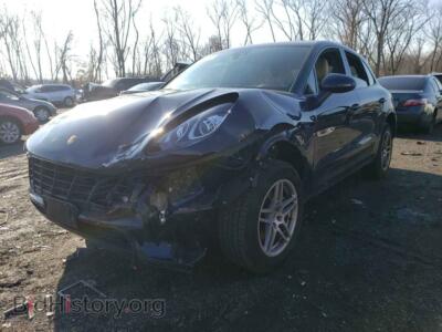 2017 Porsche MACAN, gray — VIN WP1AA2A59HLB83866, Copart
