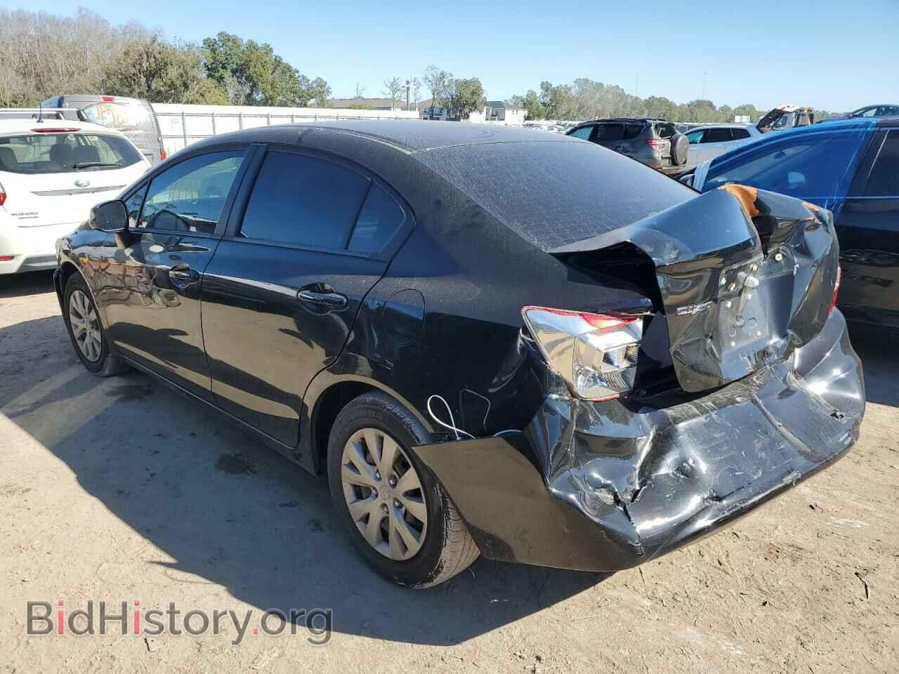 2012 HONDA CIVIC - VIN: 19XFB2F53CE367277 - Фото 2