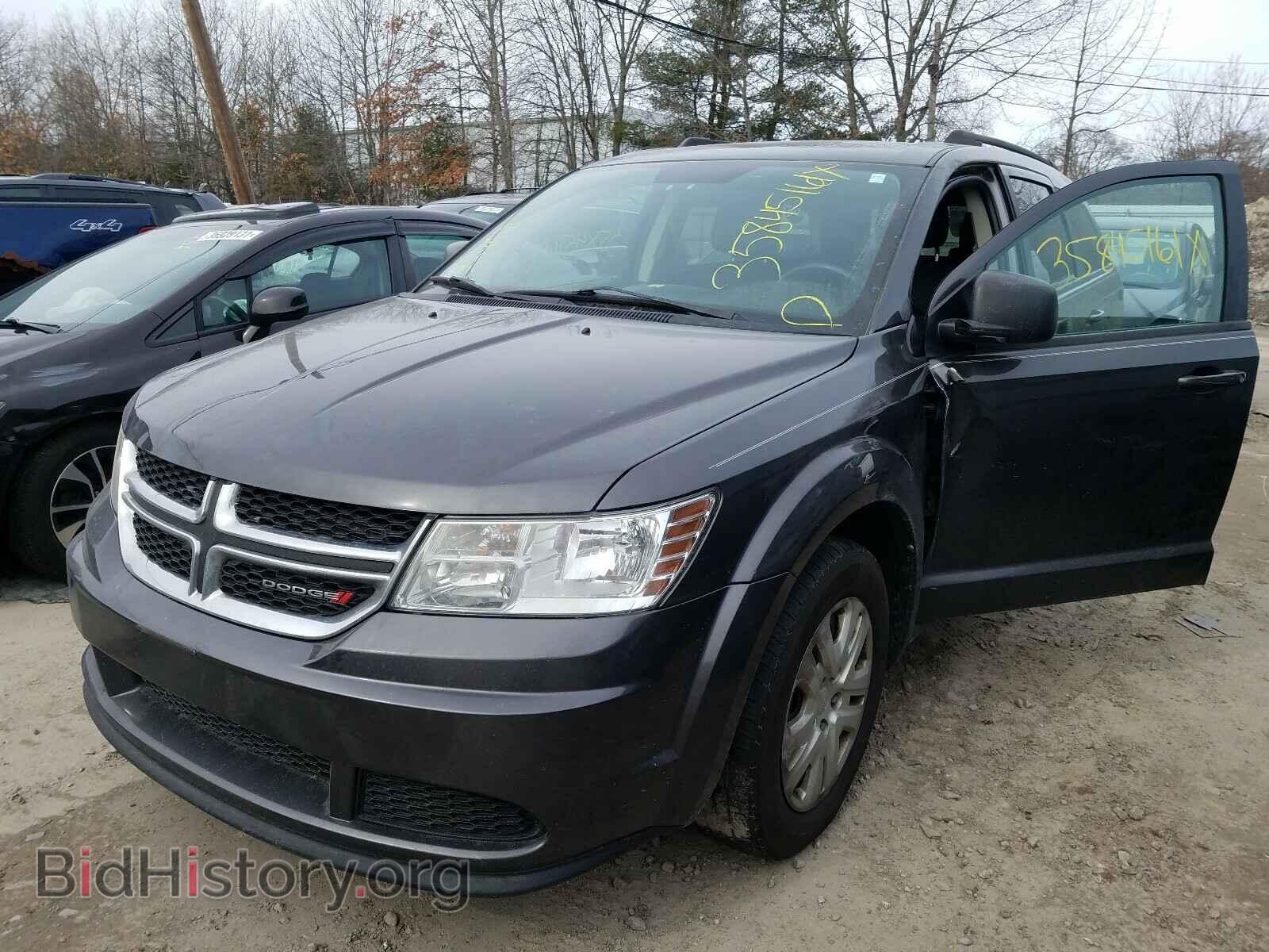 2016 DODGE JOURNEY - VIN: 3C4PDCAB3GT129979 - Фото 2