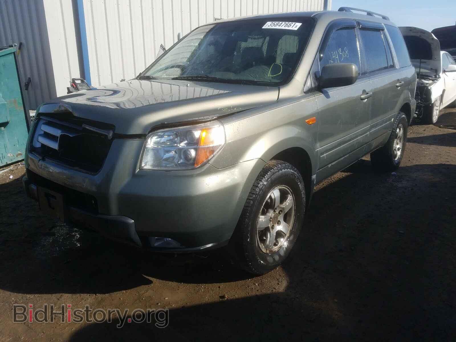 2007 HONDA PILOT - VIN: 2HKYF18537H514333 - Фото 2