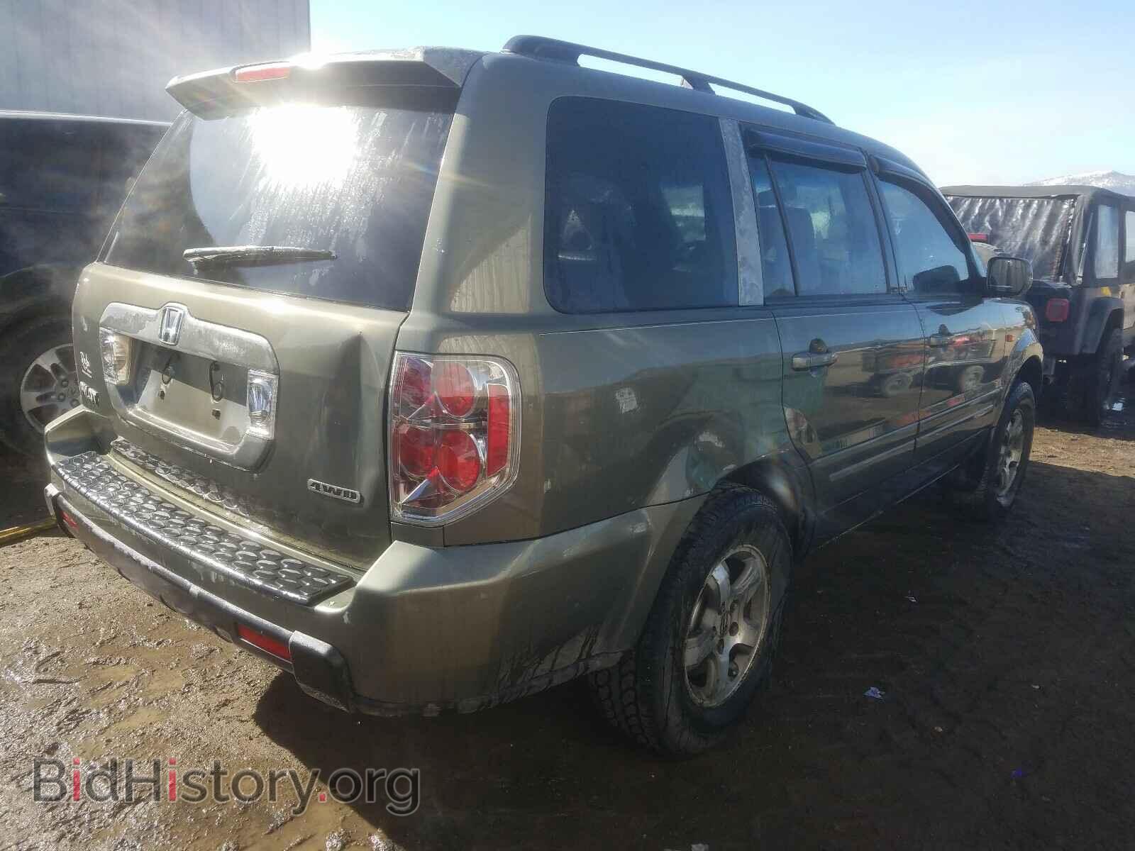 2007 HONDA PILOT - VIN: 2HKYF18537H514333 - Фото 4