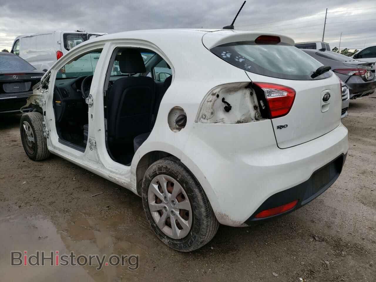 2012 KIA RIO - VIN: KNADM5A31C6018128 - Фото 2